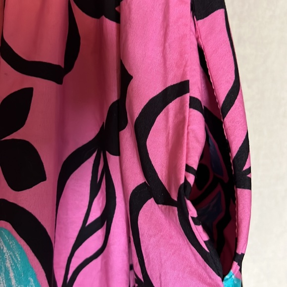 Zara Fun Flirty Large Flower Print Sun Dress - Picture 5 of 8